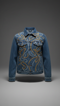 Oversized Denim Jacket With Statement Back